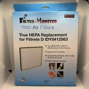 Filter Monster True HEPA Air Filter Replacement‎ for Filtrete D IDY0412563